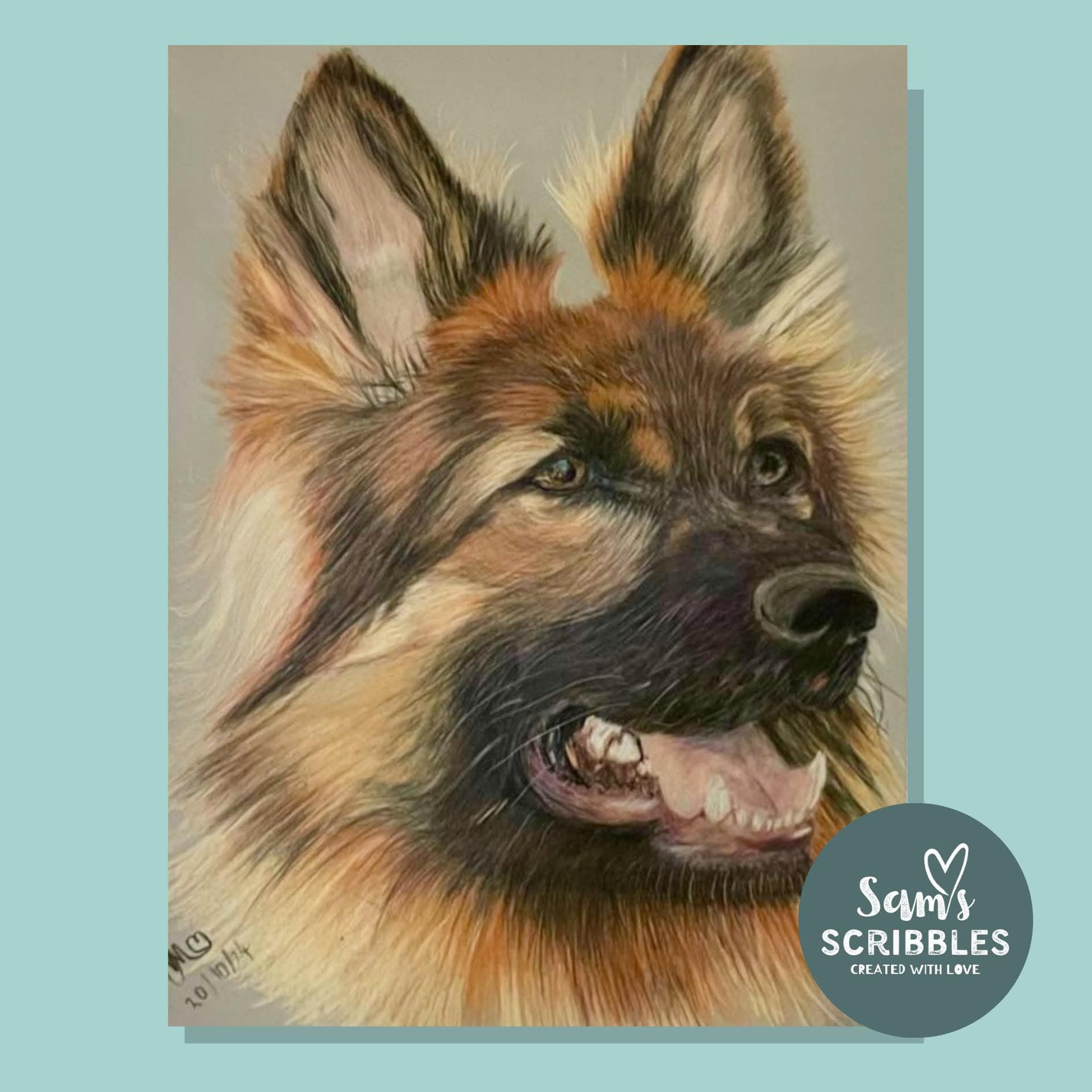German Shepherd Portrait